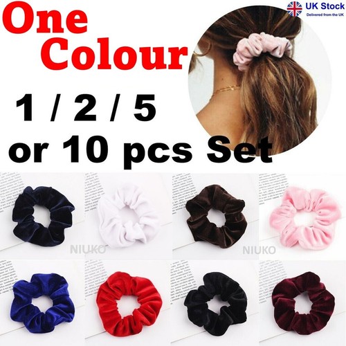 Velvet scrunchies hair bands - velvet,