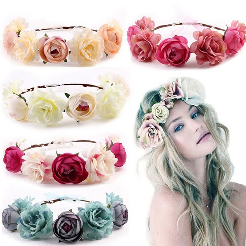 Large flower crown headband - large,