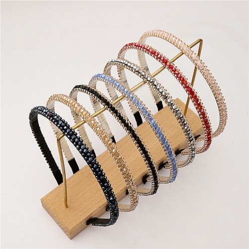 Beaded crystal headband - beaded,