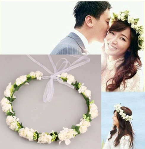 New flower head garland hair - flower,