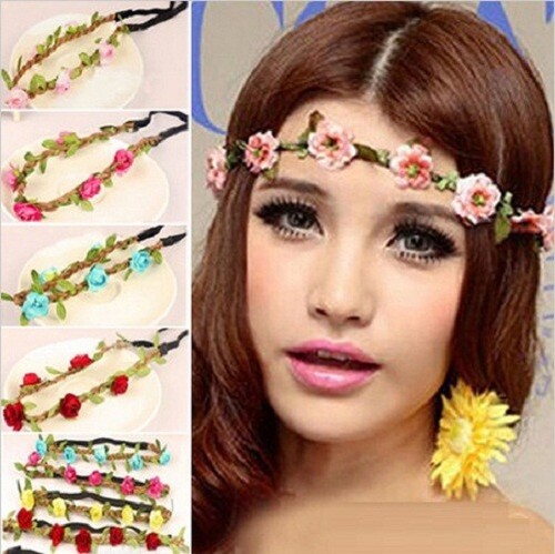 Floral flower headband - , wedding